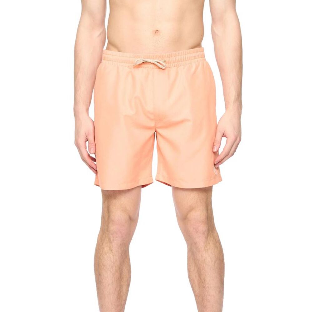 Crosshatch Mens Wabasso Swim Shorts / Coral